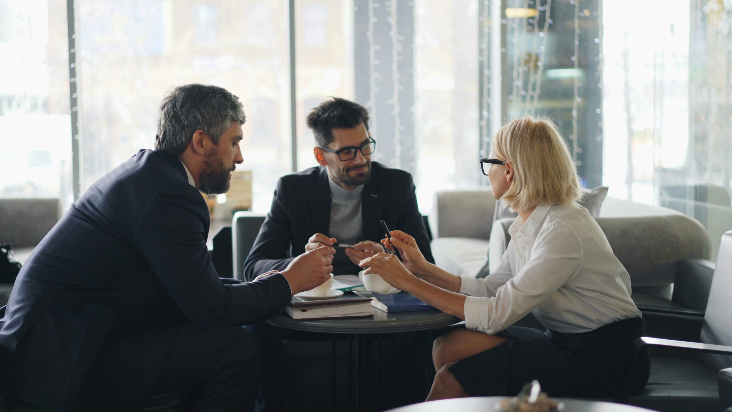 group of people in a direct sales meeting